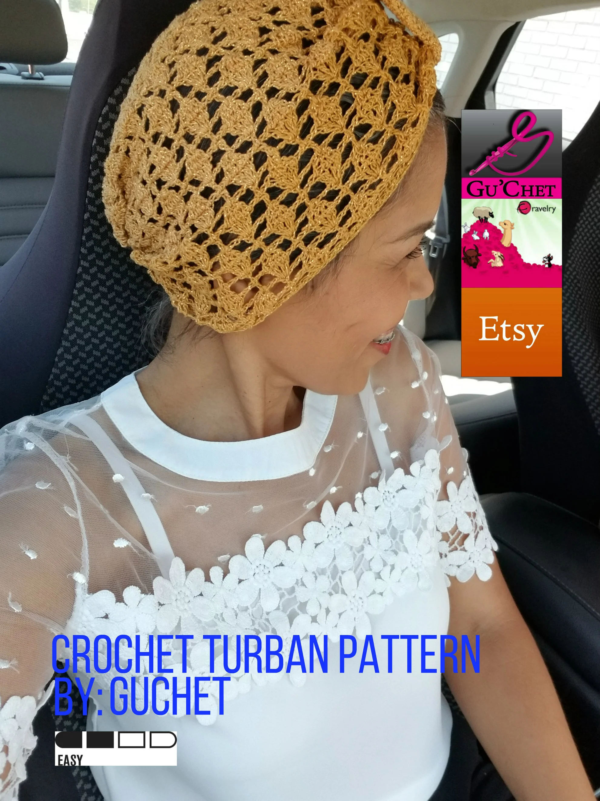 Crochet Head Wrap Collection (Includes 4 Versions) — GuChet.com